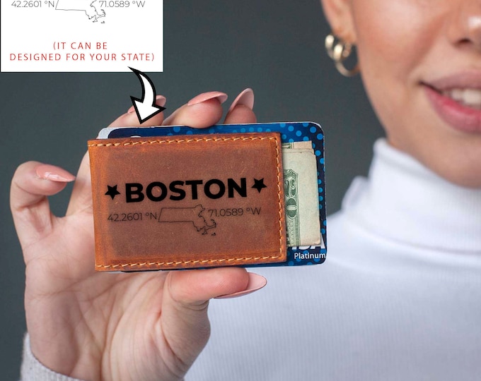 Custom money clip, Money clip engraved, Personalized money clip, Graduation, Mens leather wallet, Gift for him, Mens gift, Fathers Day Gifts