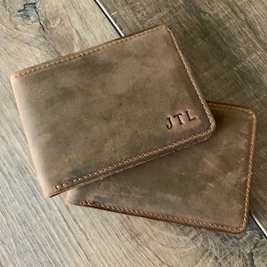 CARTERA DE CUERO HOMBRE, Cartera de cuero, Cartera para hombre, Cartera personalizada, Cartera, Cartera minimalista, Cartera plegable, Cartera grabada, Regalo para hombre