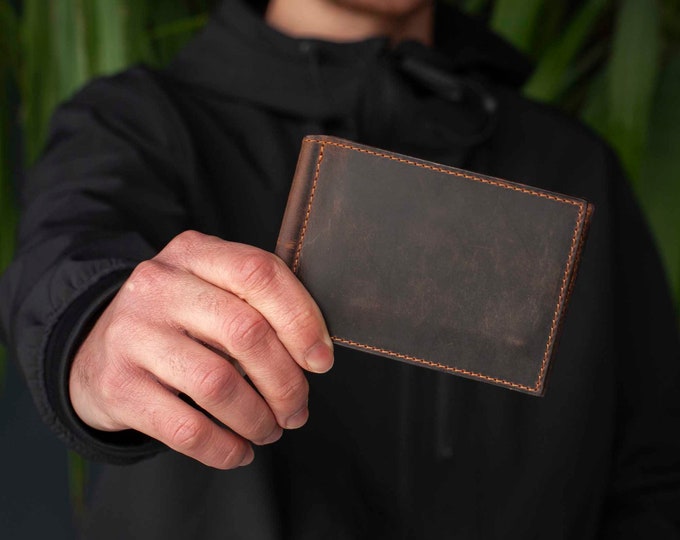 Personalized Gift,Leather Wallet, Engraved wallet, Graduation,Mens leather wallet, Gift for him, Mens gift,Fathers Day Gifts