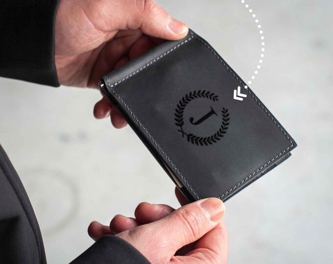 PERSONALIZED GIFT,Leather Wallet, Engraved wallet, GRADUATION, Wallet,Mens leather wallet, Gift for him, Mens gift, wallet,Fathers Day Gifts