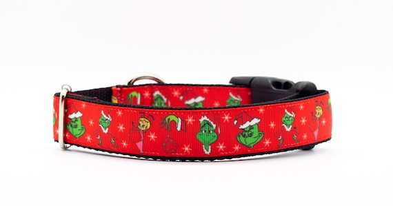 grinch dog collar