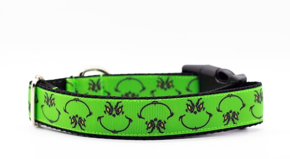 grinch dog collar