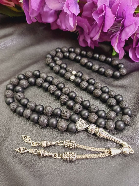 CRYSTAL BEAD BRACELET 4 MM W/TASSEL MATTE GREY CRYSTAL BEAD BRACELET 4 MM W/TASSEL MATTE GREY