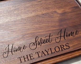 Real Estate Closing Gift, Home Sweet Home, Housewarming Gift, New Home Gift, Personalized Cutting Board, Corporate Company Logo Marketing