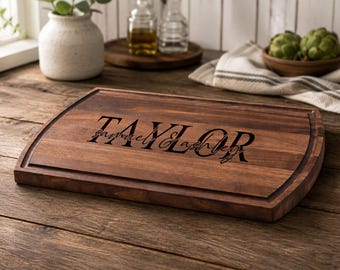Personalized Cutting Board, Custom Cutting Board, Cheese Board, Chopping Board, Wedding gift, Christmas gift, Closing Gift