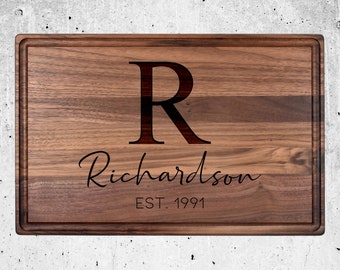 Personalized Cutting Board, Custom Cutting Board, Cheese Board, Chopping Board, Wedding gift, Christmas gift, Closing Gift