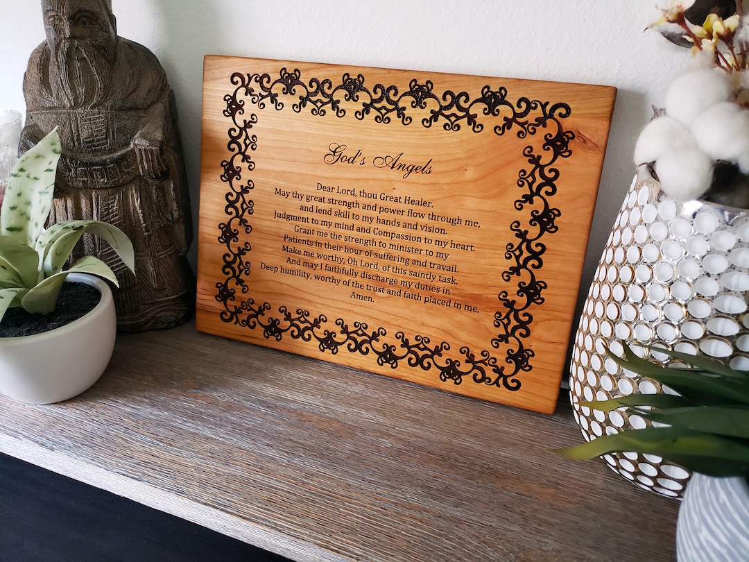 Engraved Poem, Personalized Poem in Wood, Handwritten Heirloom, Child's