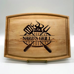 Father’s Day Cutting Board, Father’s Day Gift, Personalized Cutting Board, Grandpa Gift, Gift for Father, Gift for Grandfather, Barbeque BBQ