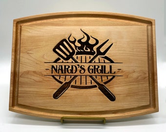 Father’s Day Cutting Board, Father’s Day Gift, Personalized Cutting Board, Grandpa Gift, Gift for Father, Gift for Grandfather, Barbeque BBQ