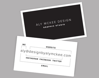 Business Card Template / Clean and Simple