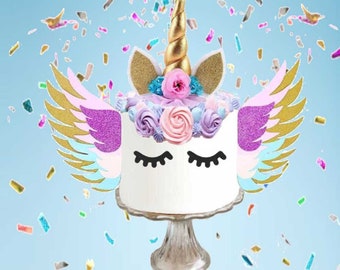 Unicorn Cake Kit Etsy