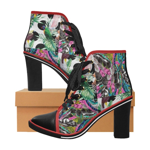 Heels -(shoes sneakers Flip-Flops sandals boots slip ons pumps athletic Ankle Cowboy gladiator strappy slides vintage stripper wedding)
