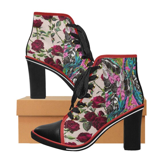 Heels -(shoes sneakers Flip-Flops sandals boots slip ons pumps athletic Ankle Cowboy gladiator strappy slides vintage stripper wedding)