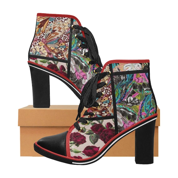 Heels -(shoes sneakers Flip-Flops sandals boots slip ons pumps athletic Ankle Cowboy gladiator strappy slides vintage stripper wedding)