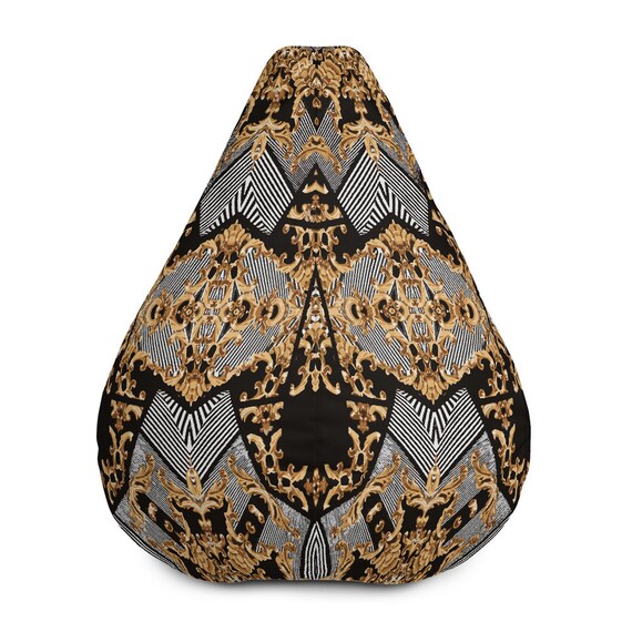 Bean Bag Chair with filling -(couch bed table pillows cushions floor carpet couches living furniture bedding room dining bedroom office)