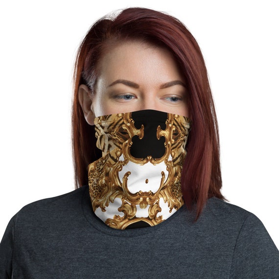 Face Mask Neck & head Gaiter -(gear scarf sweatband hats caps gloves sweatshirt shirt leggings yoga dress pants shoes jersey jewelry glasses