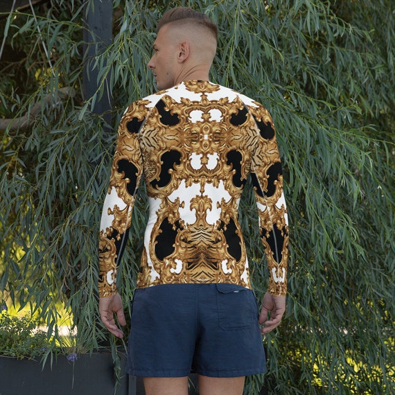 Men's Rash Guard -(fitness shirt gym workout yoga leggings sweatpants sweatshirt sports jacket top tees hoodies sweater swimwear athletic)