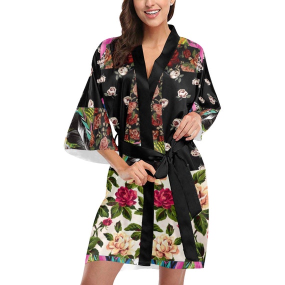 Kimono Dress Robe -(Apron blouson wedding prom Cheongsam flapper Infinity kaftan sari shirtdress skater slip sweaterdress tank tutu wrap)