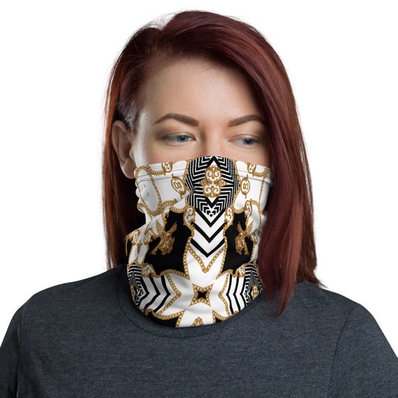 Face Mask Neck & head Gaiter -(gear scarf headband hats caps gloves sweatshirt shirt leggings yoga dress pants shoes jersey jewelry glasses