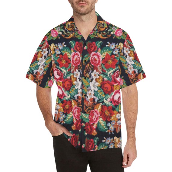 Hawaiian shirt -(aloha shirts men women vintage T-shirt buttons with sayings funny tie dye tank top short long sleeve custom personalized)