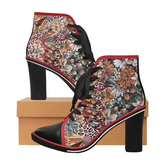 Heels -(shoes sneakers Flip-Flops sandals boots slip ons pumps athletic Ankle Cowboy gladiator strappy slides vintage stripper wedding)