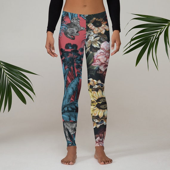 90's Vintage Leggings -(yoga gym tights pants sports swimwear bikini sweatpants jeans lingerie sweatshirt jeans underwear sweater 90s)