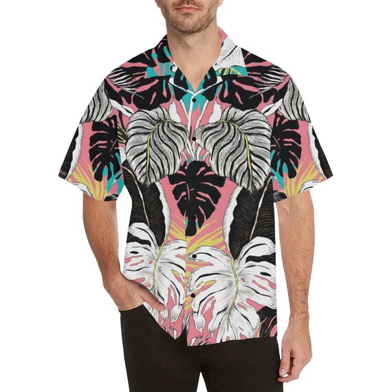 Hawaiian shirt -(aloha shirts men women vintage T-shirt buttons with sayings funny tie dye tank top short long sleeve custom personalized)