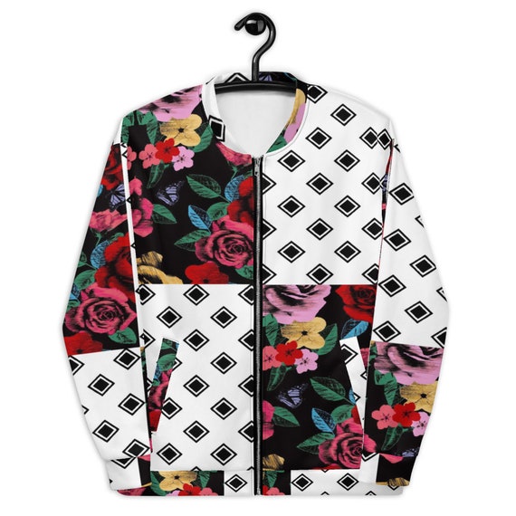 Unisex Bomber Jacket -(sweatshirts jersey sweater coat hoodies trench sweatpants pants jeans shirt yoga leggings 80's retro vintage 90s 90's