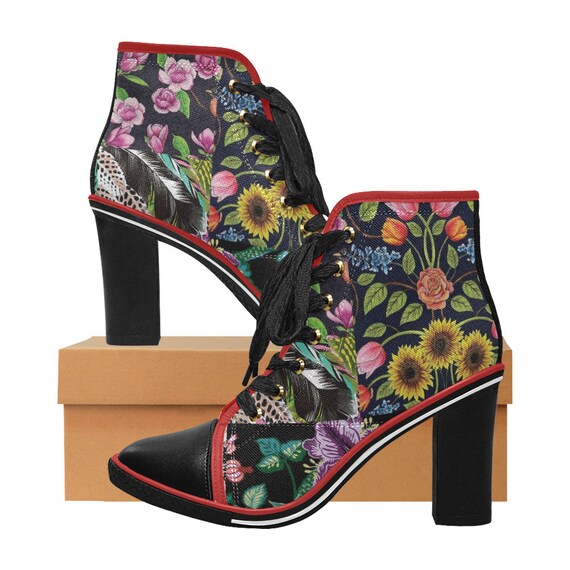 Heels -(shoes sneakers Flip-Flops sandals boots slip ons pumps athletic Ankle Cowboy gladiator strappy slides vintage stripper wedding)