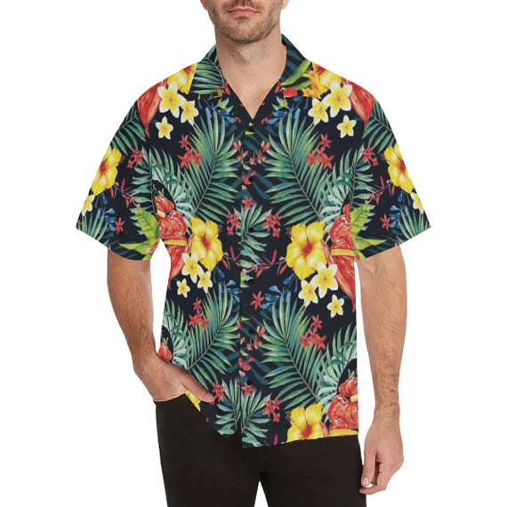 Hawaiian shirt -(aloha shirts men women vintage T-shirt buttons with sayings funny tie dye tank top short long sleeve custom personalized)