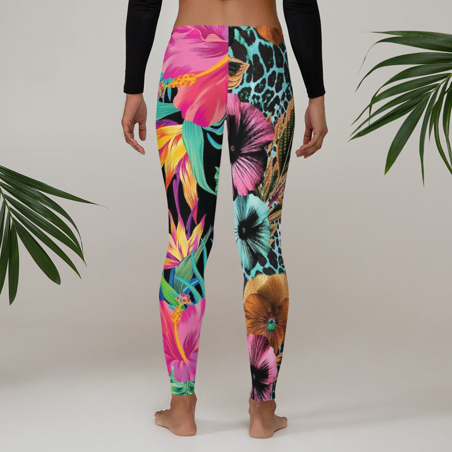 90's Vintage Leggings yoga gym tights pants sports Etsy