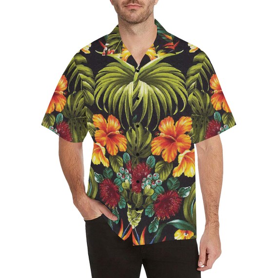 Hawaiian shirt -(aloha shirts men women vintage T-shirt buttons with sayings funny tie dye tank top short long sleeve custom personalized)