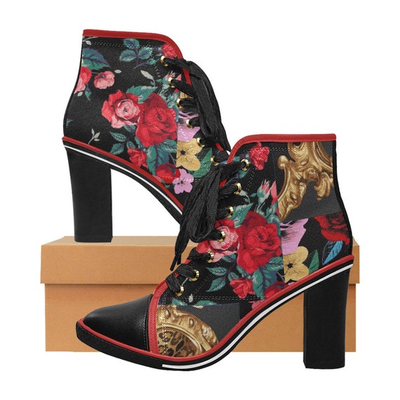 Heels -(shoes sneakers Flip-Flops sandals boots slip ons pumps athletic Ankle Cowboy gladiator strappy slides vintage stripper wedding)
