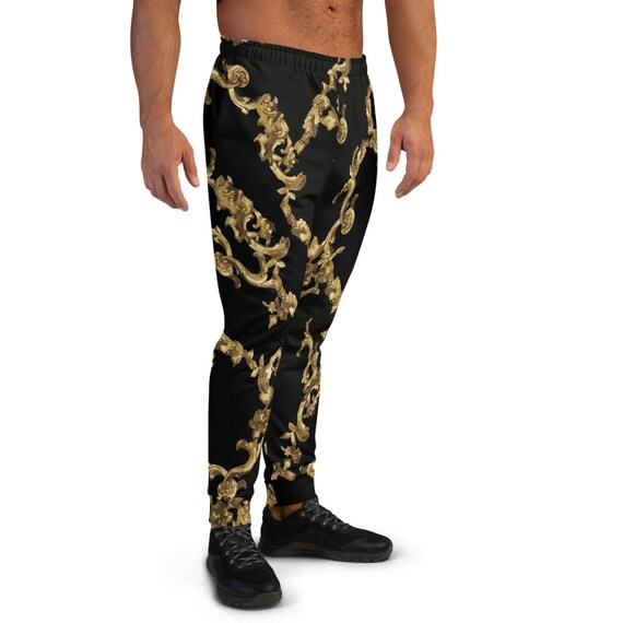 EdwinVonholy Sweatpants for Men Joggers Designer Sweatpants Sweats Pants Graphic Fleece Cotton