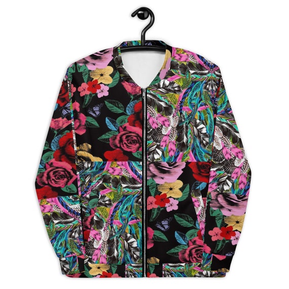 Unisex Bomber Jacket -(sweatshirts jersey sweater coat hoodies trench sweatpants pants jeans shirt yoga leggings 80's retro vintage 90s 90's