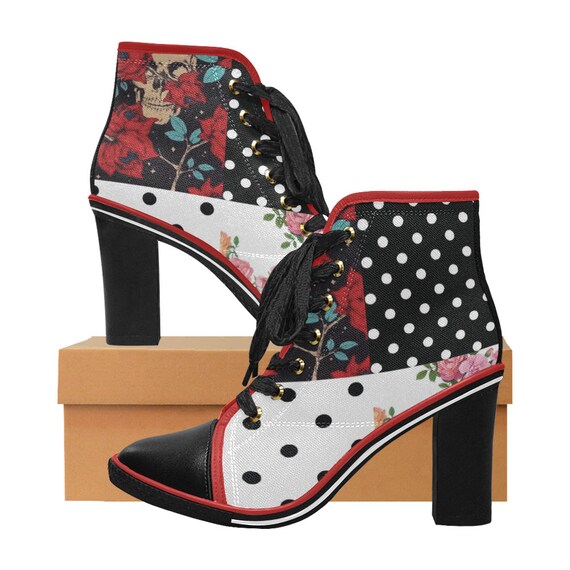 Heels -(shoes sneakers Flip-Flops sandals boots slip ons pumps athletic Ankle Cowboy gladiator strappy slides vintage stripper wedding)