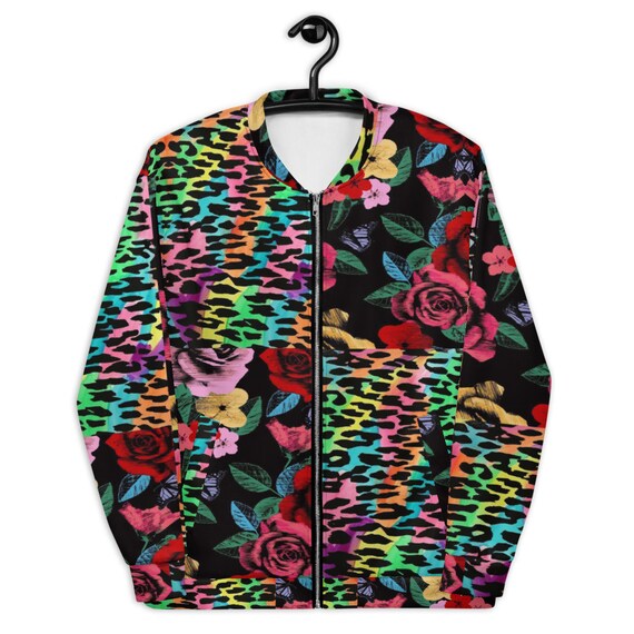 Unisex Bomber Jacket -(sweatshirts jersey sweater coat hoodies trench sweatpants pants jeans shirt yoga leggings 80's retro vintage 90s 90's