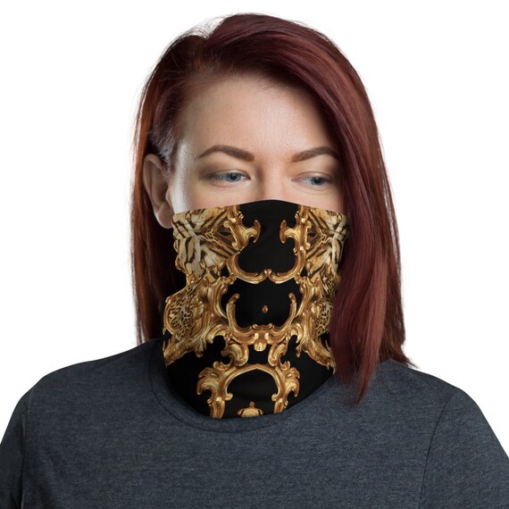 Face Mask Neck & head Gaiter -(gear scarf headband hats caps gloves sweatshirt shirt leggings yoga dress pants shoes jersey jewelry glasses
