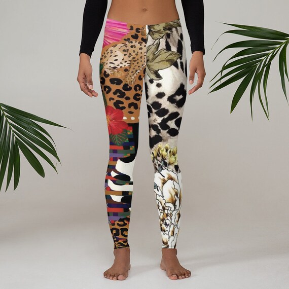 90's Vintage Leggings -(yoga gym tights pants sports swimwear bikini sweatpants jeans lingerie sweatshirt jeans underwear sweater 90s)
