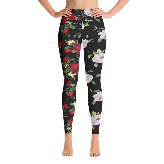 Leggings -(yoga fitness gym workout tights pants sports vintage for women girls cute athletic soft colorful unique abstract designer rave)