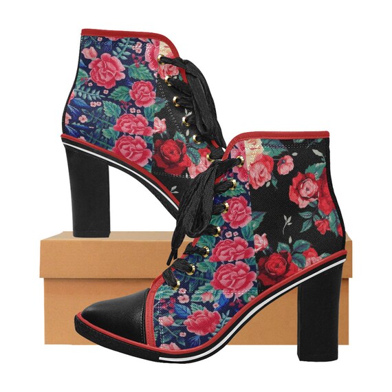 Heels -(shoes sneakers Flip-Flops sandals boots slip ons pumps athletic Ankle Cowboy gladiator strappy slides vintage stripper wedding)