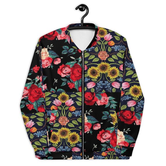 Unisex Bomber Jacket -(sweatshirts jersey sweater coat hoodies trench sweatpants pants jeans shirt yoga leggings 80's retro vintage 90s 90's