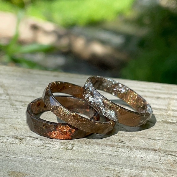 Resin Rings - Etsy