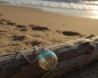 Collana Orca In Argento 925 Con Cristallo Oceano - Gioiello Significativo Per Lei