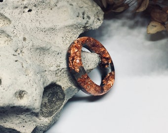 Resin ring, mens resin ring, copper ring men, resin ring women, couples ring set, engagment rings