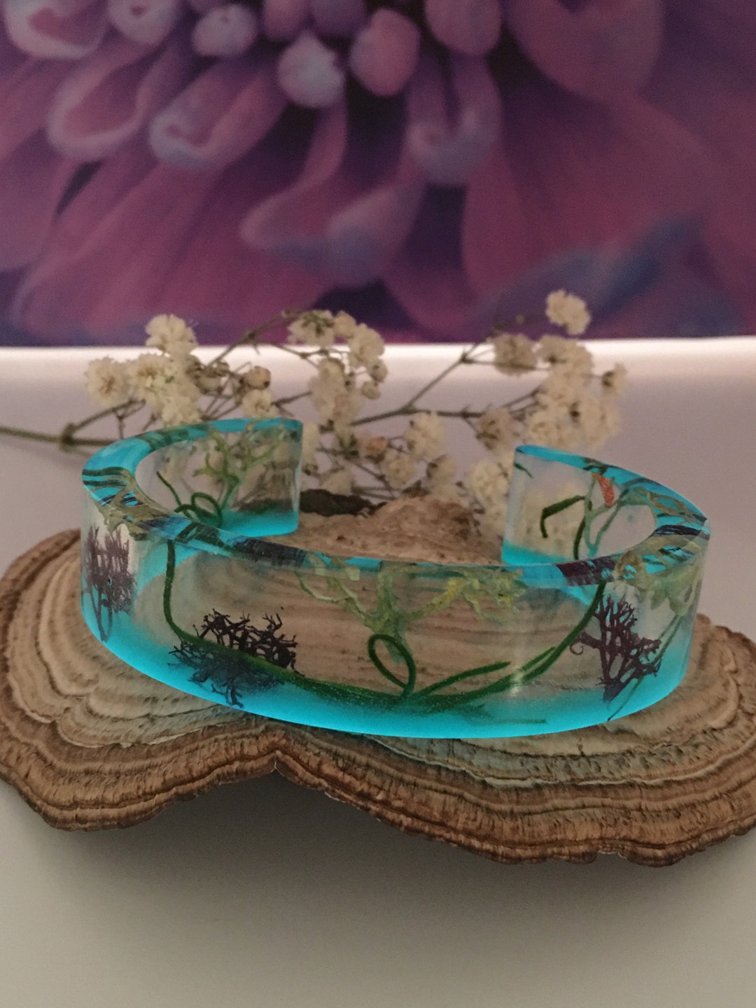 TOVABA Resin Armreif Damen - Eleganter Kristall-Bangle Für Jeden Anlass