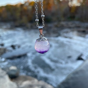 Dainty resin necklace, Fairy resin necklace,bubble resin pendant, best friend gift, epoxy resin necklace, cna gifts