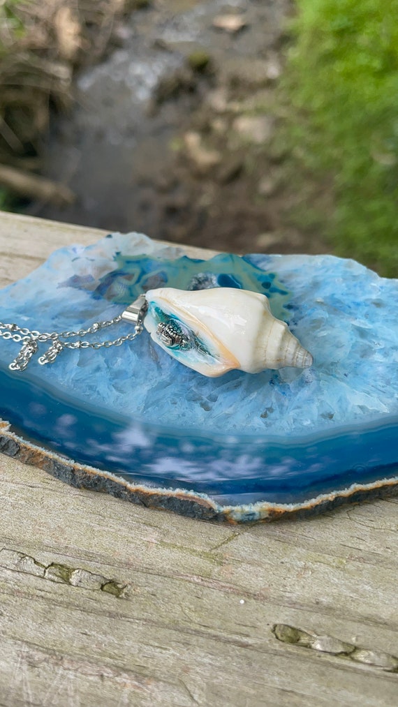 Collana Con Ciondolo Fungo In Argento 925 E Agata Muschiata – Gioiello Significativo Per Donne