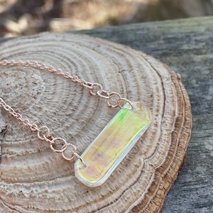 Translucent resin necklace, resin jewelry, resin pendant