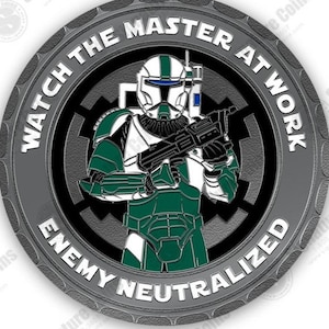 Delta squad set Republic Commando Challenge coins,  Republic Commandos, Delta squad set of all 4 coins